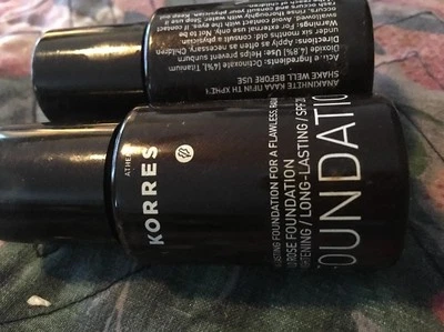 2x BASE MINERAL KORRES WILD ROSE WRF9 LOTE DE 2 Foto 1 de 3