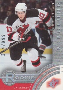 2001-02 SPx Hockey #209 Christian Berglund RC /999