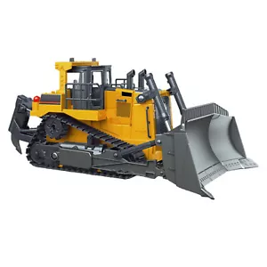 RC 1/16 Bulldozer telecomando trattore caricatore anteriore veicolo da costruzione pesante - Foto 1 di 16