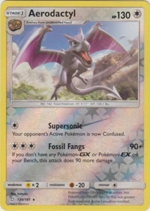 Reverse Holo Aerodactyl 130/181 Rare Team Up Pokemon TCG - Picture 1 of 1