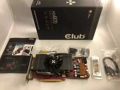Club3d ATI Radeon HD 4870 512MB PCIE GDDR5 With original box - Image 1 of 4