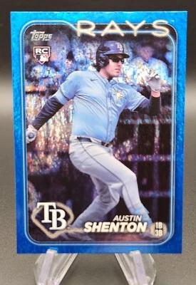 2024 Topps Update Blue Holo Foil #US275 Austin Shenton Serial #/999 - Image 1 of 2