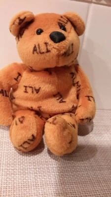 Muhammad Ali Bear 1999 Salvino's Bammers Peluche Animal Juguete Coleccionable Boxeo Foto 1 de 4