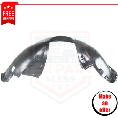 Front Fender Liner 51718150290 plastic right side for 95-01 BMW 740iL/750iL Base Foto 1 de 4