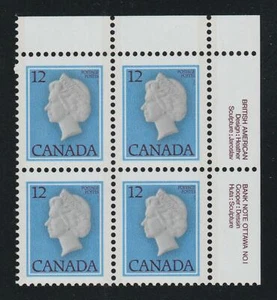1977 Canada SC# 713 UR - First Class Definitive Plate 1 Plate Block M-NH # 2726a - Picture 1 of 1