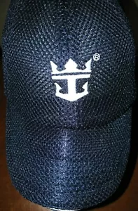 Royal Caribbean ~ Cruise Ship Ocean Liner ~ Adjustable Navy Blue Mesh HAT CAP - Picture 1 of 7