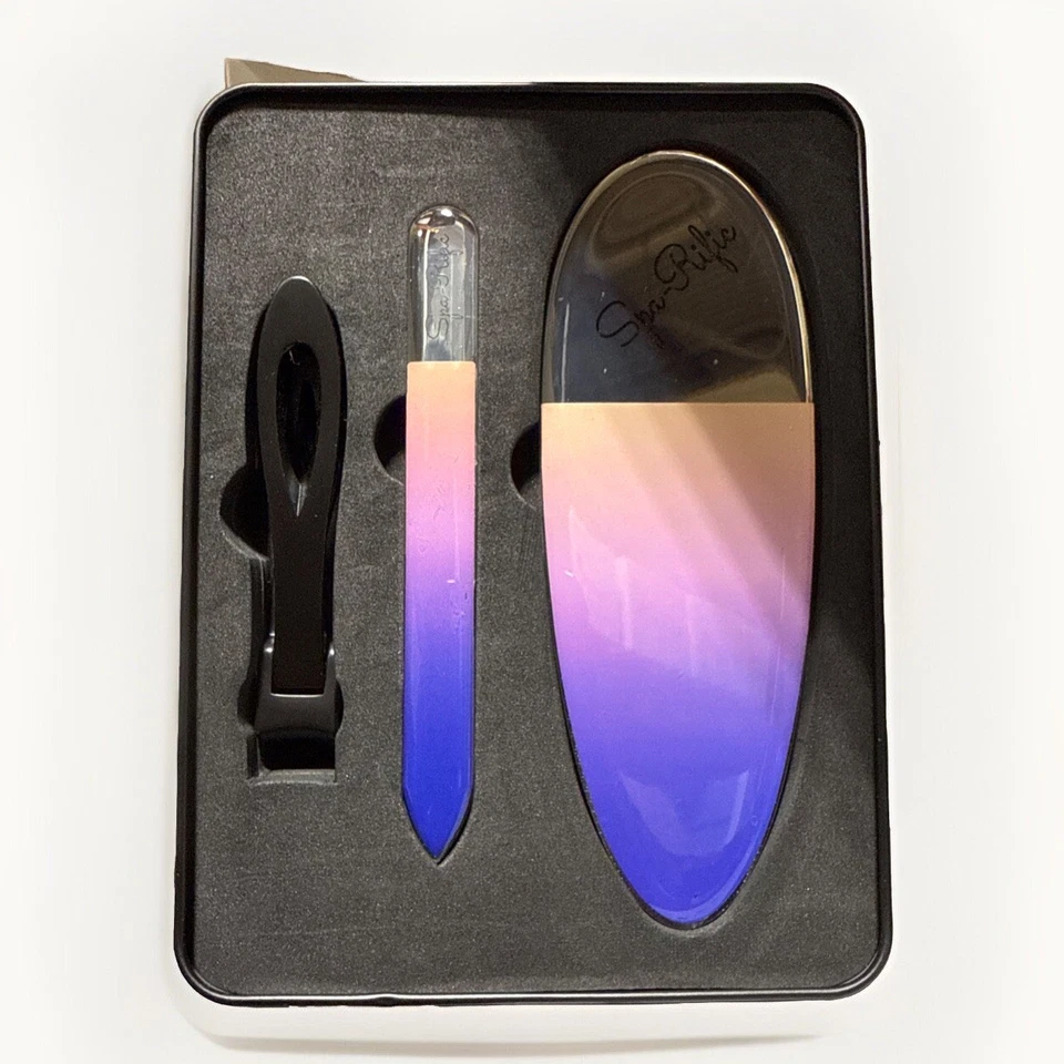 Spa-Esome Нано Лазерное Травленое Стекло Mani Pedi Комплект с Ergo Широкая Челюсть Машинка для Ногтей - Изображение 1 из 4