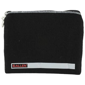 Allen Company Locking Pistol Pouch Compact 9x7 Fleece Black for Handgun Storage - Picture 1 of 2