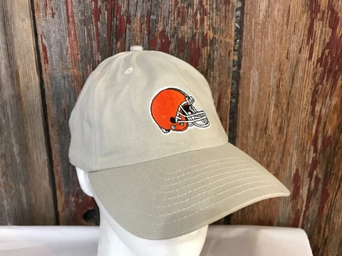 NFL Cleveland Browns ball cap w/ embroidered orange helmet adjustable 100%cotton Cover