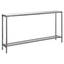 Uttermost Hayley Silver Console Table Silver Modern & Contemporary, Nautical & C