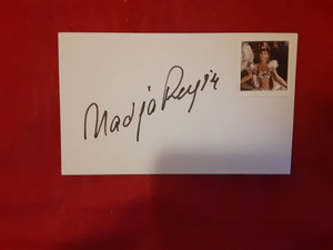 RARE Nadja Regin Signed Autographed 3x5 Index Card Goldfinger James Bond