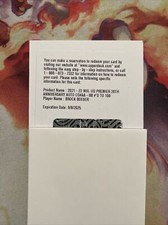 2021-22 Upper Deck Premier BROCK BOESER 20th Anniversary /100 AUTO AA-BB READ ⬇️