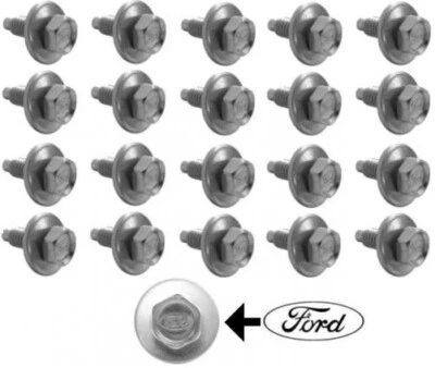 Pernos de acero inoxidable Ford Logo Mustang Falcon 1965 1966 1967 1968 1969 1970 71 Foto 1 de 4