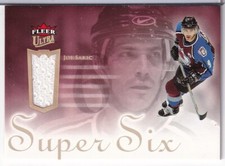 2005-06 Ultra Super Six Jerseys #SSJJS Joe Sakic JERSEY - Colorado Avalanche