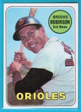 Brooks Robinson 1969 Topps #550  Baltimore Orioles - Hall of Fame