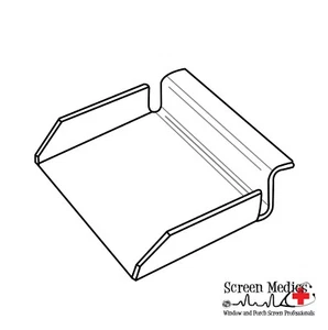 10 Unidades Aluminio Esparcidor Barra Clips para Marcos Pantalla Barra Transversal Clips - Imagen 1 de 8