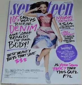 Seventeen Magazine Vol 75 No 8 August 2016 Maddie Ziegler Sia - Picture 1 of 9