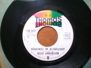 THOMAS 45 RECORD/JESSE ANDERSON/READINGS IN ASTROLOGY/LET ME IN/1970 FUNK SOUL - Picture 1 of 2