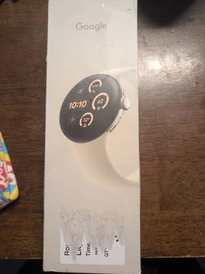 Google Pixel Watch 3 - 41mm (LTE + WI-Fi /Bluetooth) - Polished Silver Excellent - Image 1 of 3