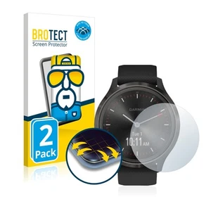 2x Protector Full-Cover for Garmin vivomove 3 (44 mm) Curved Screen Edge - Zdjęcie 1 z 8