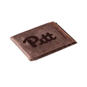 Team Sports America Ncaa University Of Pittsburgh Front Pocket Slim Wallet for M - Picture 1 of 8