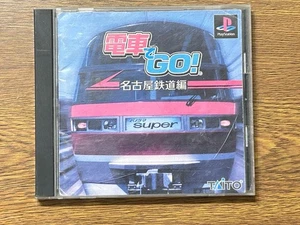 SONY PLAYSTATION  PS  JAPAN DENSHA DE GO NAGOYA TETSUDOU HEN - Picture 1 of 3