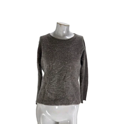 James Perse Women's Sweater 0 Brown Knit Pure Cashmere Fisherman - Image 1 of 4