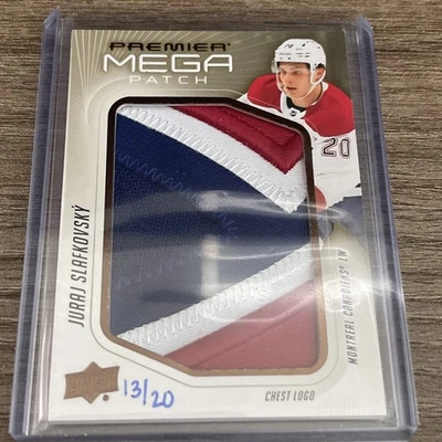 Mega parche UD Juraj Slafkovsky Premier 2024-25/20 logotipo de pecho novato Foto 1 de 2
