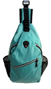 MOSISO Aqua Teal Sling Rucksack Crossbody Schultertasche Reise Wandern Daypack - Bild 1 von 19