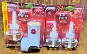 Glade PlugIn Warmer Apple Of My Pie Air Freshener + 3 Refills New - Picture 1 of 1