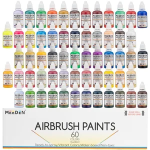 Acrylic Airbrush Paint for Model: Air Brush Spray Paint Set Including - Picture 1 of 5