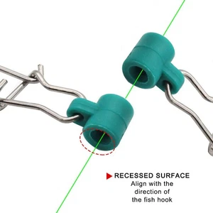 10PCS Heavy Duty Fishing Sinker Slide Stainless Steel Fish Line Finder Slider - Picture 1 of 6