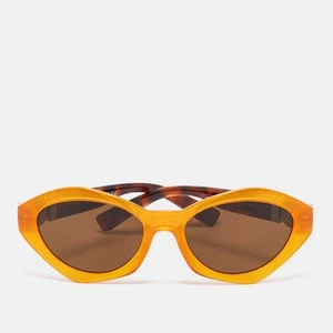 Versace Orange/Black MOD.4334 Medusa Oval Sunglasses - Picture 1 of 3