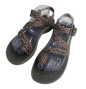 Chacos Womens ZX2 Sport Classic Hiking Sandals Orange Black Grey Sz 10 Strappy - Picture 1 of 6