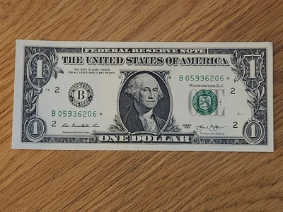 2013 B RARE DUPLICATE FORT WORTH $1 STAR NOTE UNC/GEM B05936206* 1 OF 3 Cons SER - Image 1 of 4