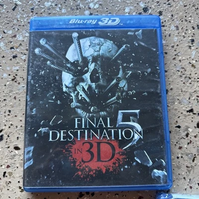 Final Destination 5 Blu-ray 3D + 2D Horror 2 Disc Set Rare Htf Oop Classic Film - Image 1 of 2