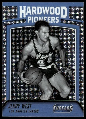 2016-17 Panini Threads #7 Jerry West Hardwood Pioneers [GOATCARDS] - Image 1 of 2