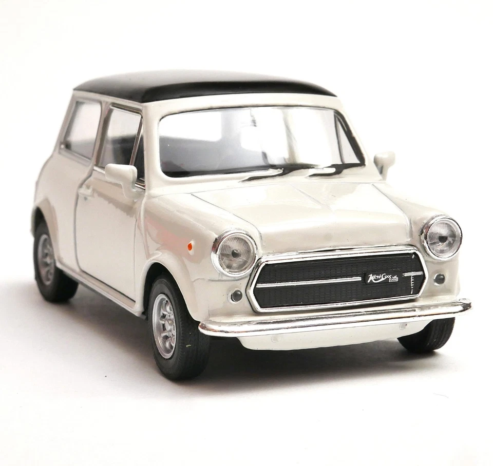 Mini Cooper 1300 British Family Car Model Diecast Toy White1:34-1:39 Scale Welly - Image 1 of 4