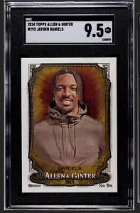 Jayden Daniels RC #293 2024 Topps Allen & Ginter Commanders SGC 9.5 MINT+ - Picture 1 of 2