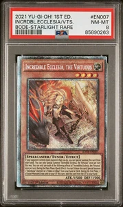 YUGIOH 1ST BODE-EN007 INCREDIBLE ECCLESIA VIRTUOUS STARLIGHT PSA 8 NM #85890263 - Picture 1 of 2