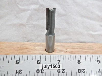 (1) NUEVA MLCS 7/16" D Broca de enrutador con punta de carburo recto vástago de 1/2" 2 flauta n4 Foto 1 de 4