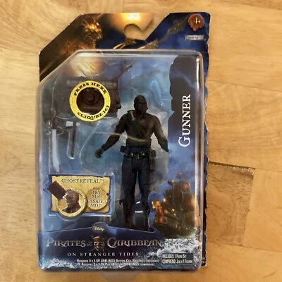 Фигурка Disney Pirates of the Caribbean On Stranger Tides 4 дюйма Gunner Ghost Reveal - Изображение 1 из 2