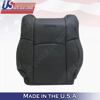 Cubierta de cuero negra perfecta para Dodge Ram 1500 2500 Laramie 2009-2012 Foto 1 de 4
