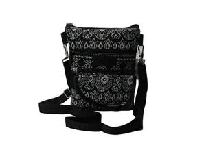 Women's Girls Canvas Side Bag Holiday Messenger Cross Body Shoulder Pouch - Picture 1 of 13