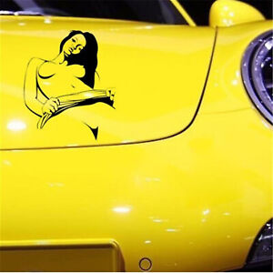 Funny Car Stickers For Men Spoof Sexy Girls Decals For Cars Bumper Trunk SUV