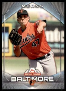2020 National Baseball Card Day Base #4 John Means