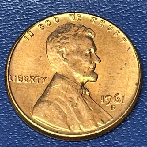1961-D/D RPM-12 Lincoln Cent RPM Error from OBW Roll L@@K!!! Cover