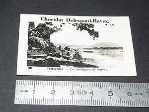 PHOTO CHOCOLAT DELESPAUL-HAVEZ 1950 COLONIE INDOCHINE ANNAM TOURANE MARBRE - Imagen 1 de 2