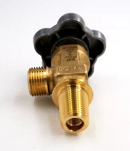 Industrieventil Argon Edelgas W21,8 x 1/14" 17E kleinkonisch Mischgas-Ventil - Picture 1 of 4