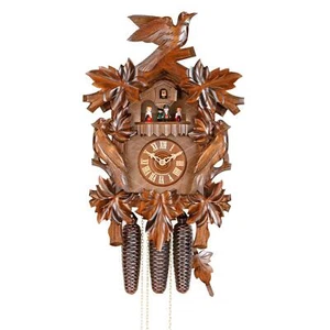 Reloj de cuco "Parejas Bailarinas" Reloj de pared de madera - Imagen 1 de 4